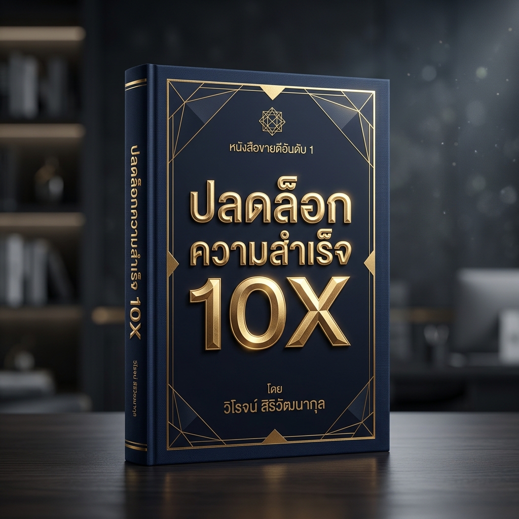 หนังสือ ปลดล็อกความสำเร็จ 10X Bookomn